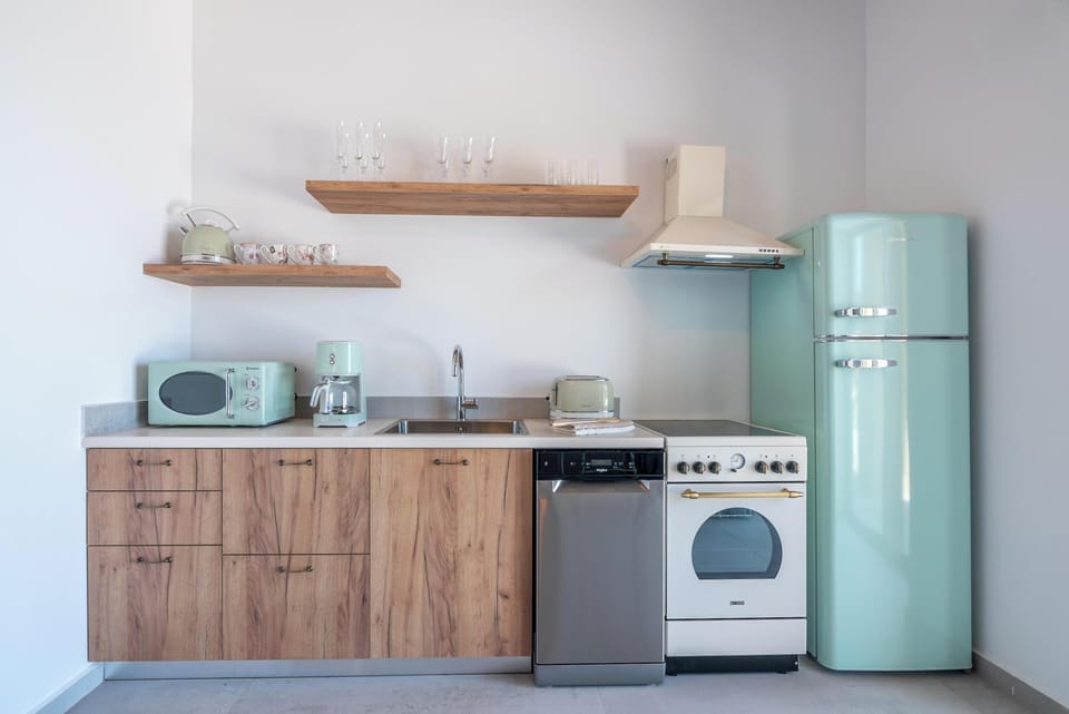 Villa, Sea View | Private kitchen | Full-size fridge, microwave, oven, stovetop