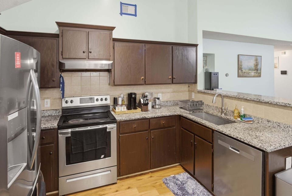 Indoors, Kitchen, Sink, Appliance, Microwave