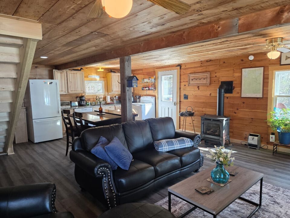 Cozy living space designed for relaxing after a day of exploring