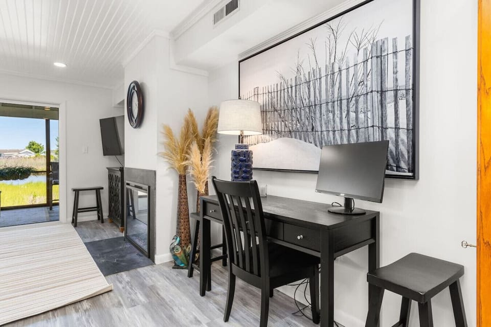 Bright and comfortable living area with cozy seating for relaxing after a day out