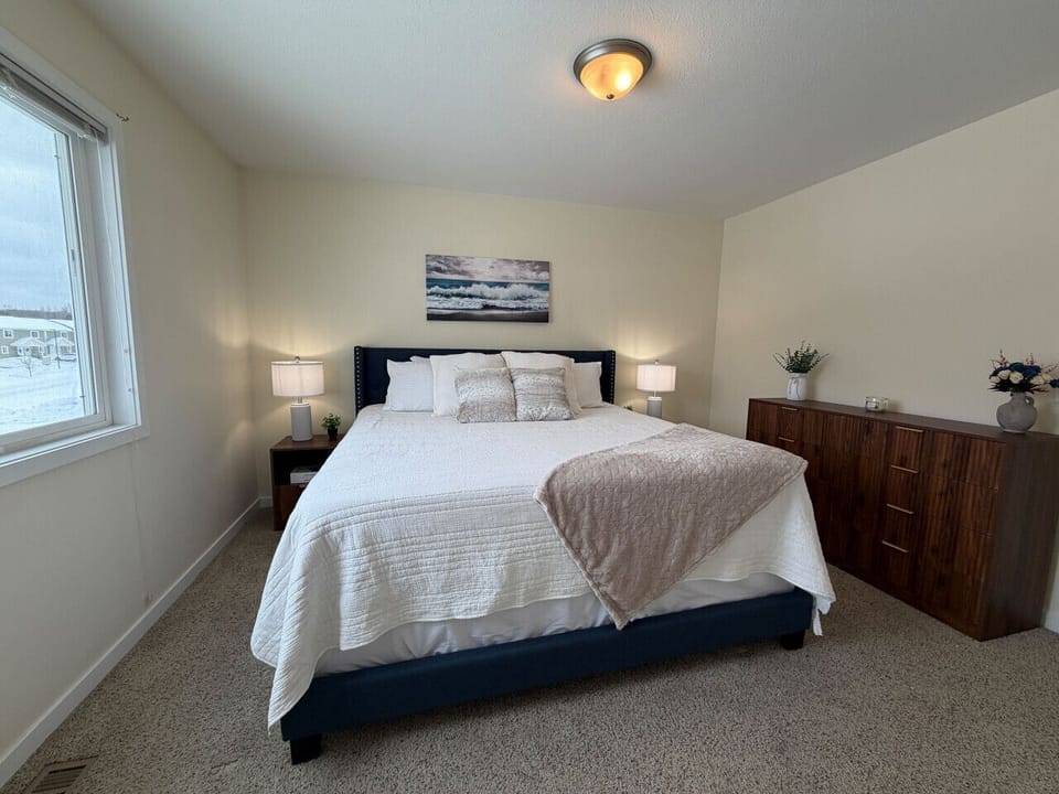 A full bedroom view because space to stretch matters