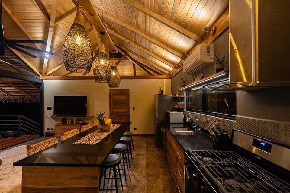 We love tall cathedral ceilings