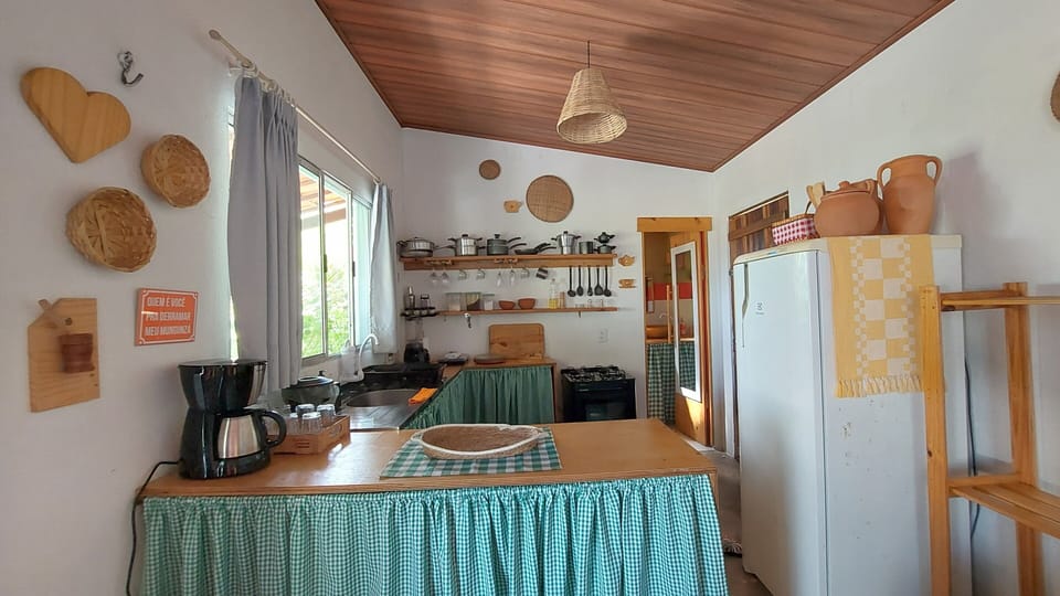 House, 1 Bedroom, Sea View | Private kitchen | Full-size fridge, stovetop, coffee/tea maker, toaster