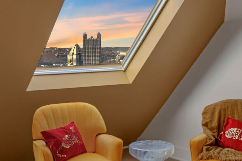 Watch the sunset paint the skyline from this one-of-a-kind vantage point.