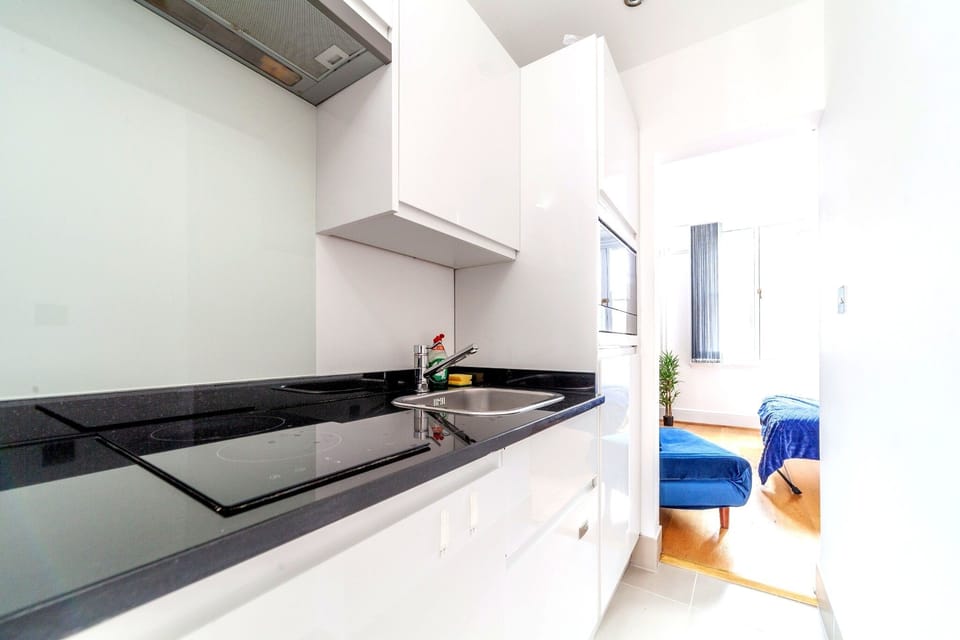 Classic Studio, City View | Private kitchen | Fridge, microwave, oven, stovetop