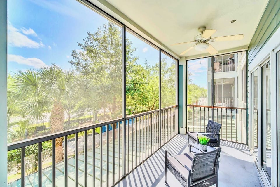 Outdoor patio with refreshing views
