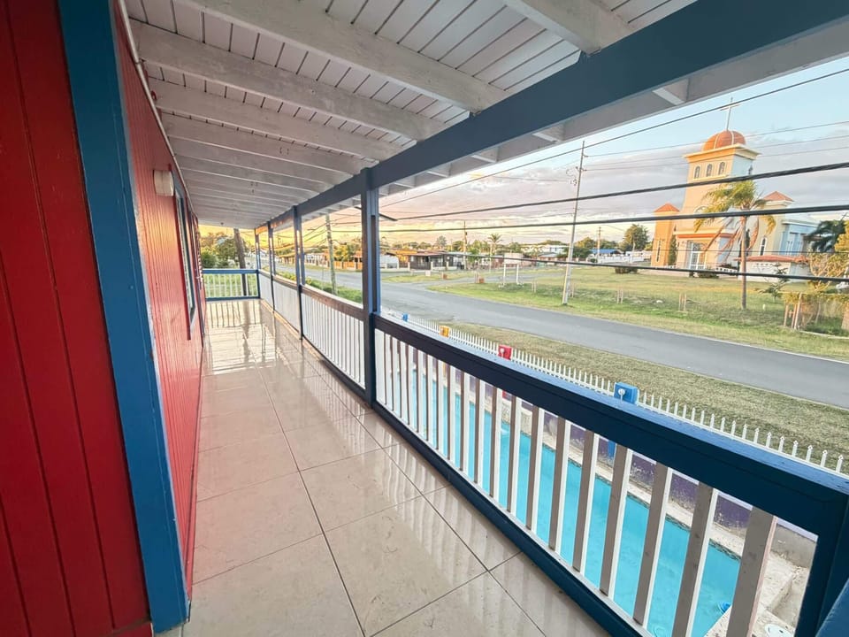 Relax on the balcony and enjoy scenic views of charming Cabo Rojo.