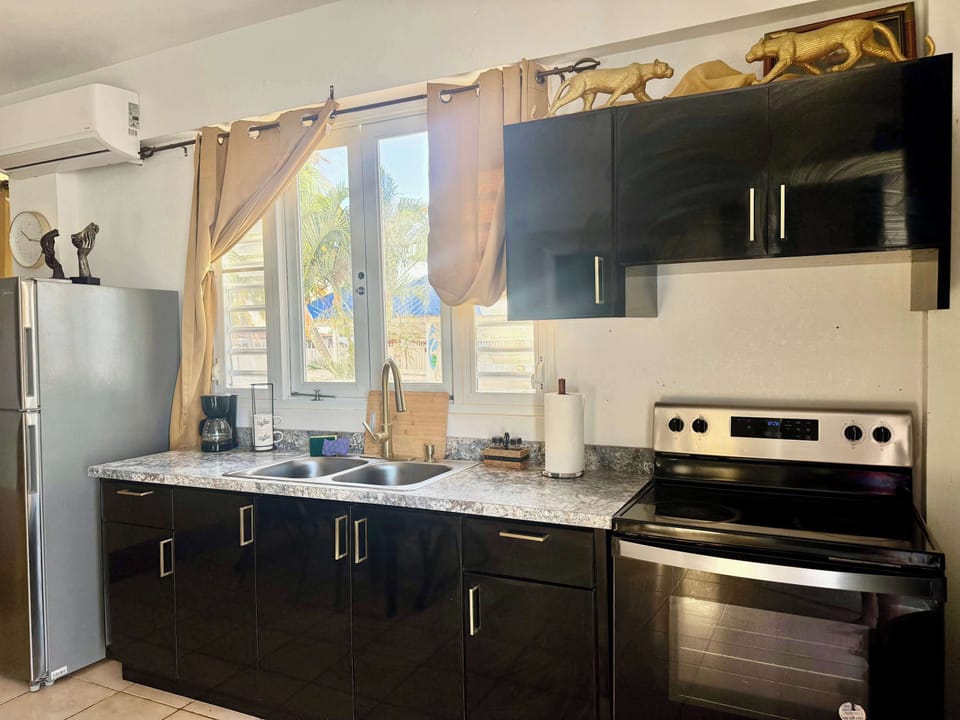 Prepare delicious meals in this well-appointed kitchen with ample counter space.