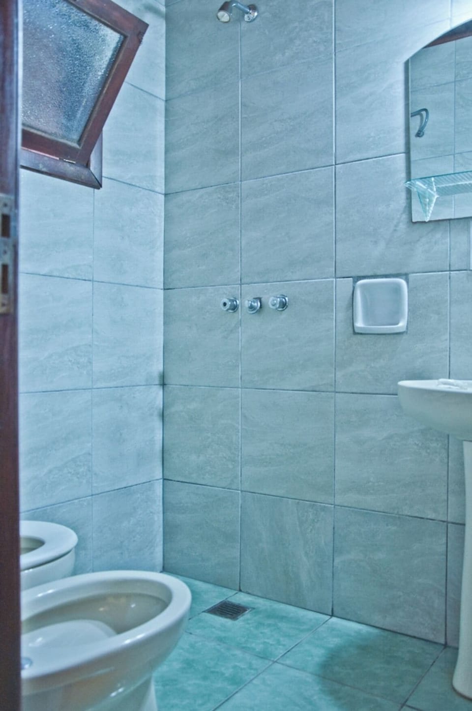 Basic Double or Twin Room, Garden View | Bathroom | Shower, toilet paper