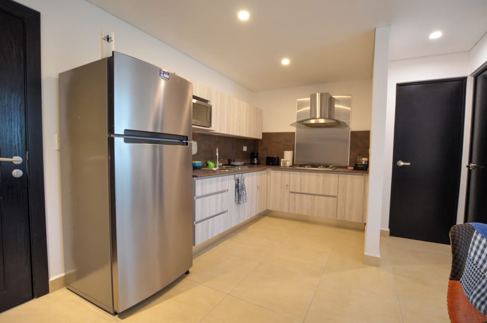 City Suite, Balcony, City View | Private kitchen | Full-size fridge, microwave, stovetop, blender