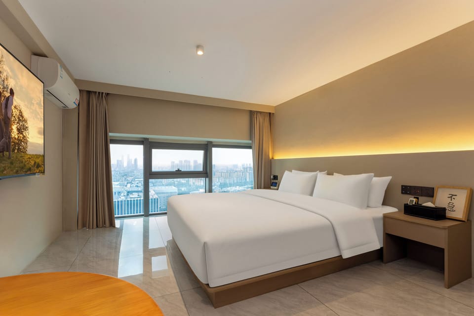 Superior Double Room, City View | Desk, laptop workspace, blackout drapes, free WiFi