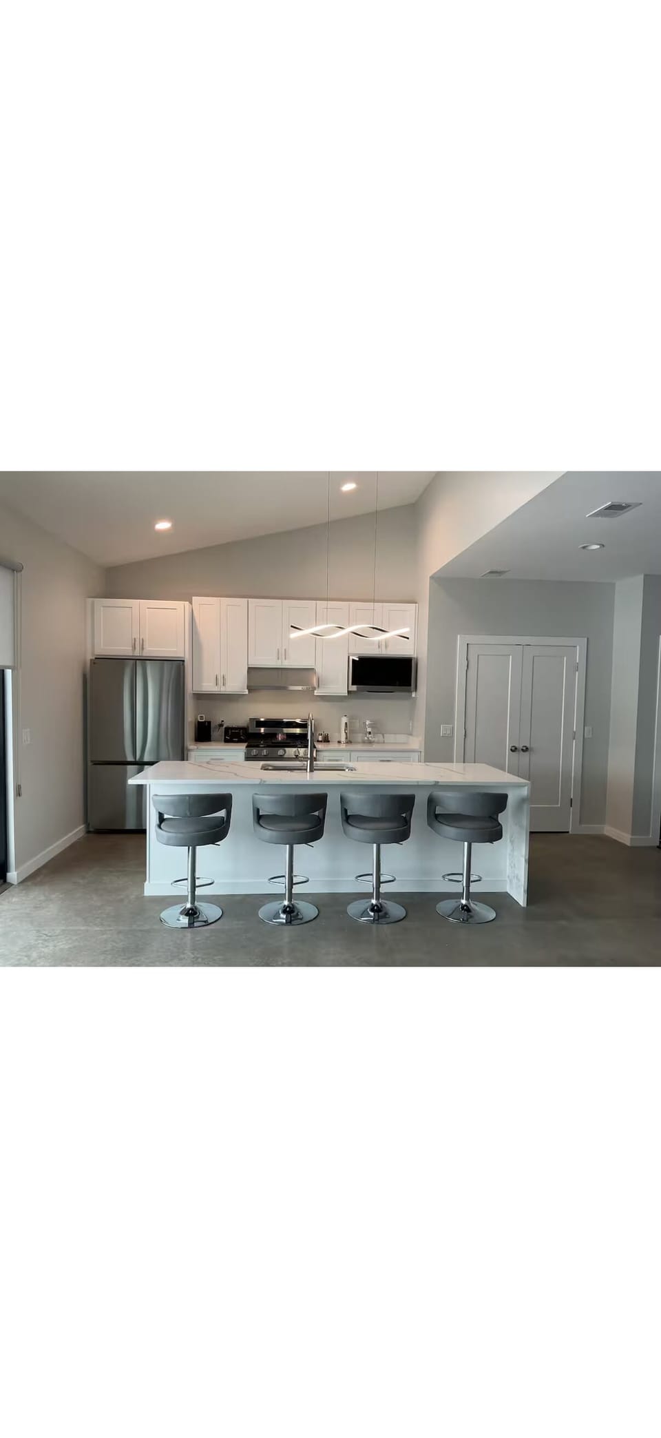 Enjoy the Kitchen  with well stocked pantry 