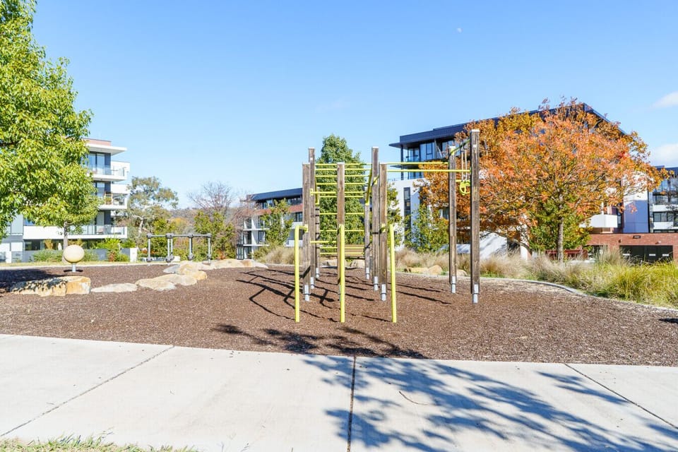 Leafy walking paths and open outdoor spaces nearby make it easy to enjoy the fresh air and local surrounds.