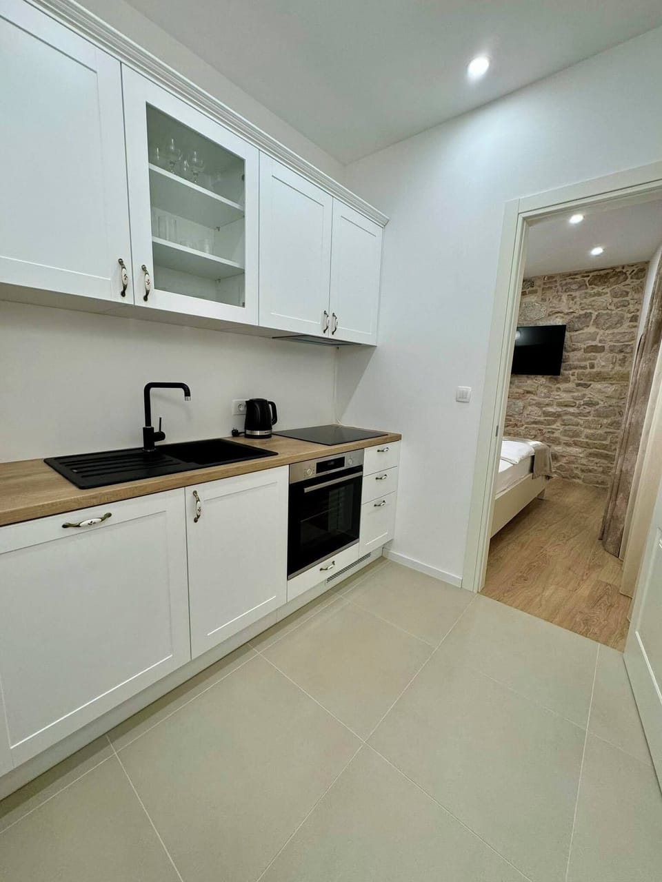 Apartment, Courtyard View | Private kitchen
