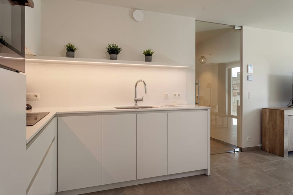 Classic Apartment, 2 Bedrooms | Private kitchen | Fridge, microwave, oven, dishwasher