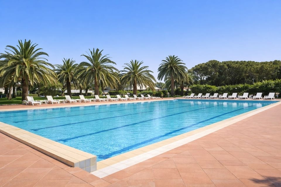 Seasonal outdoor pool