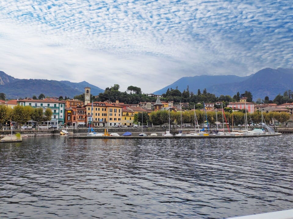 Sky, Blue, Mountainous Landforms, Cloud, Coastal And Oceanic Landforms, Lake, Channel, Mountain Range, Boat, Port