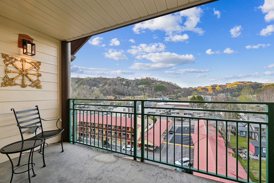 Step onto your private balcony and take in the scenic mountain views while enjoying morning coffee at your bistro table.