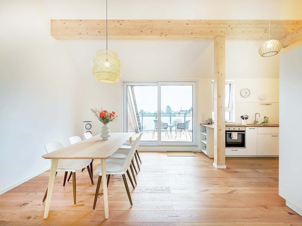 Enjoy dining in a space that feels both elegant and inviting.