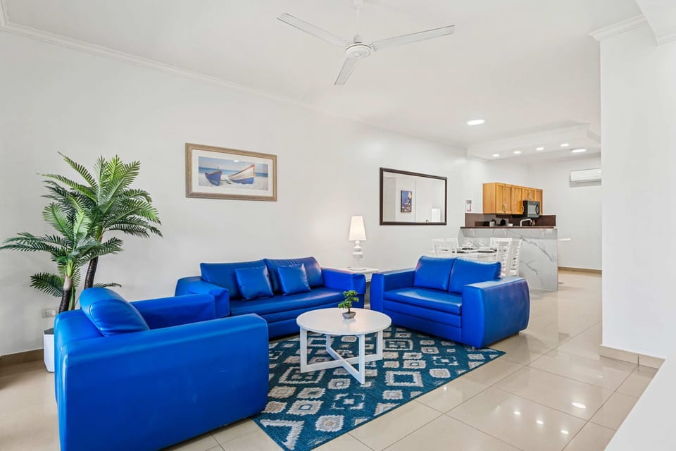Living room where comfort meets style