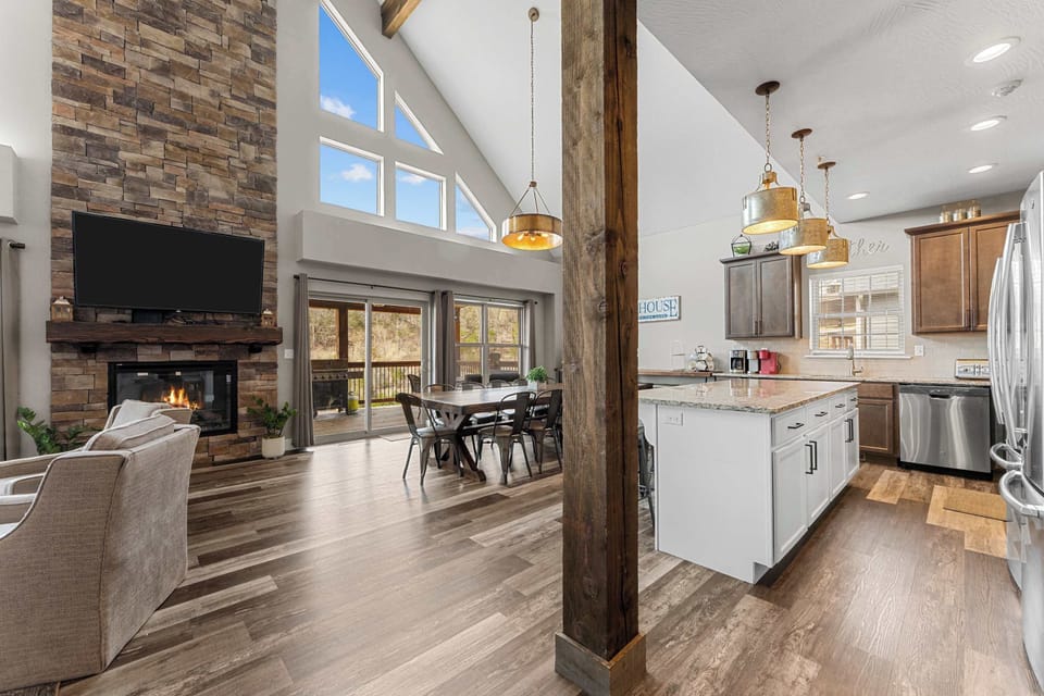 Head down the entryway and step right in to the kitchen!