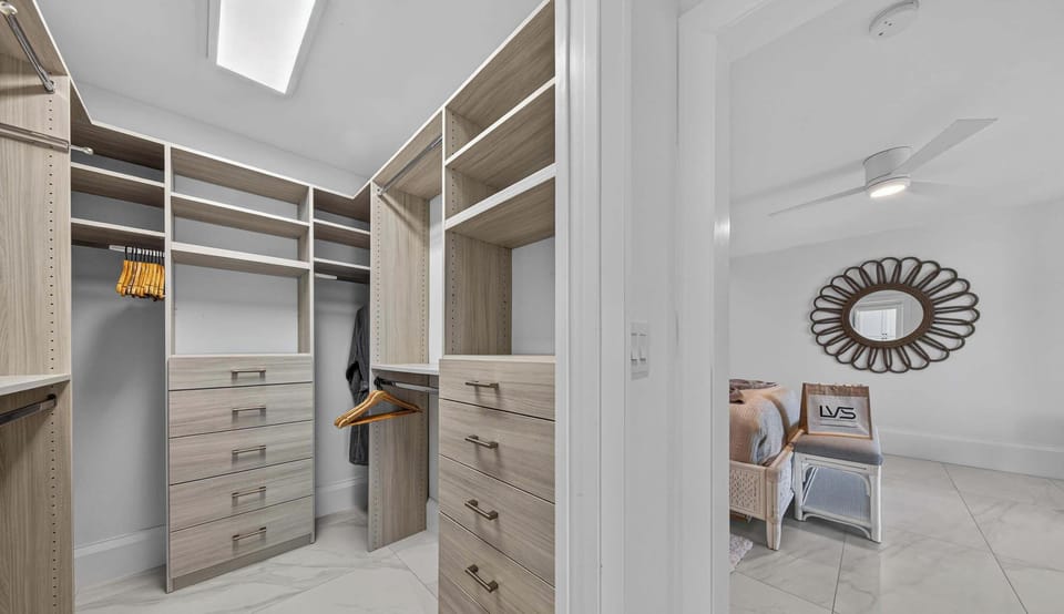 Primary Ensuite#2 Walk-In Closet (Pool View with Direct Pool Access)