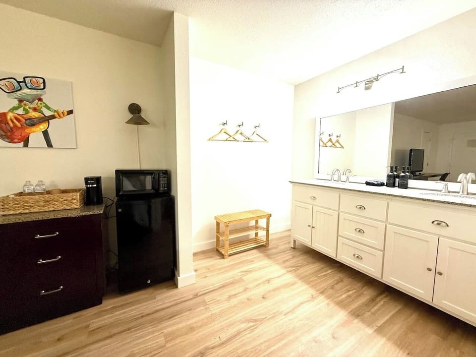 Vanity with double sinks
