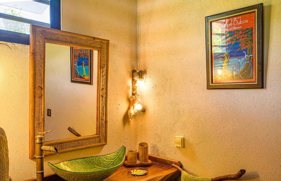 Elegant bathroom vanity.