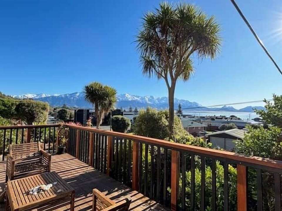 Gorgeous views from the sunny deck