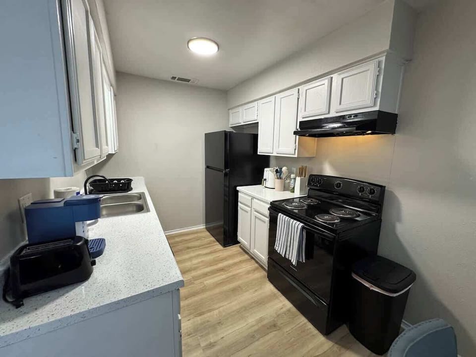 Fully stocked kitchen