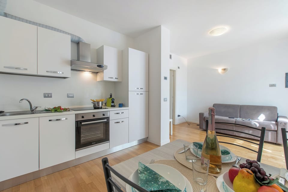 Kitchen and dining area