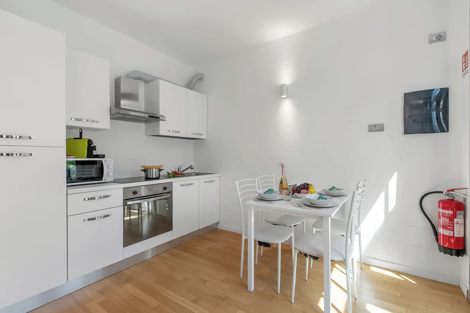 Kitchen and dining area