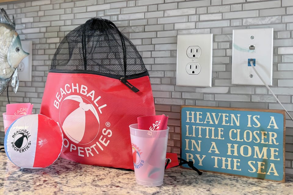 Beachball swag bag!