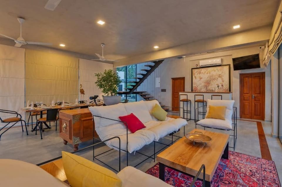 Villa, Balcony, Garden View | Living area | Flat-screen TV