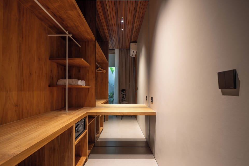 Villa, 3 Bedrooms, Private Pool | In-room safe, desk, laptop workspace, blackout drapes