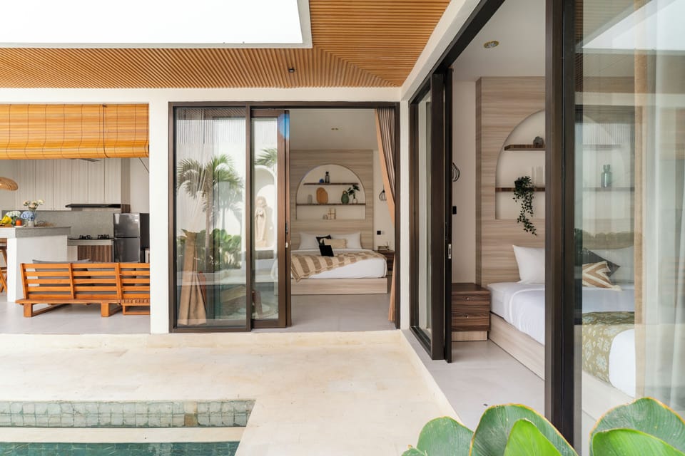 Villa, Pool View | Premium bedding, laptop workspace, iron/ironing board, free WiFi