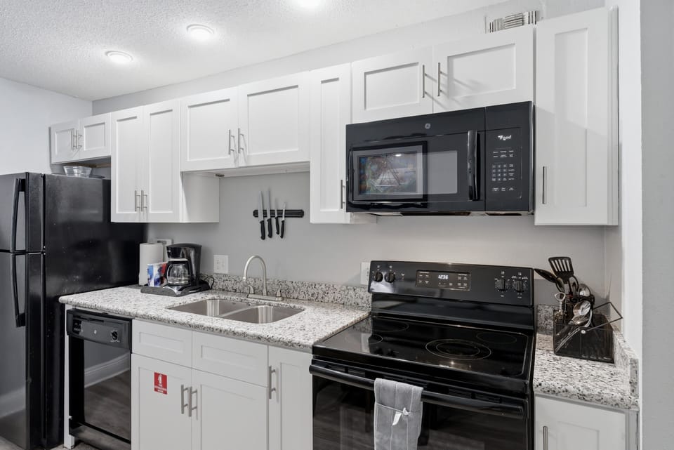 Modern kitchen with clean crisp finishes