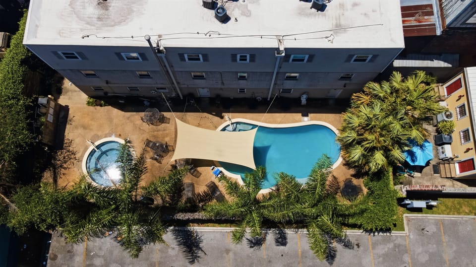 Poolside retreat for sunny afternoons