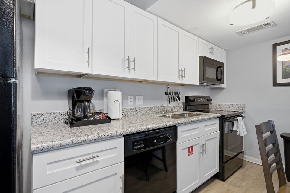 Kitchen area with an elegant look!