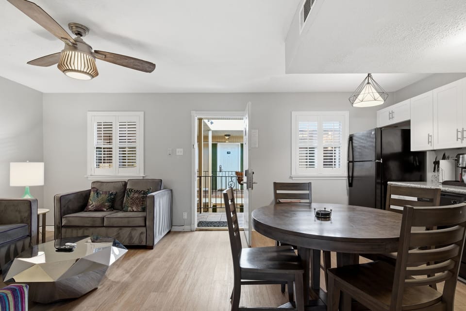 Spacious Living Room + Dining Space