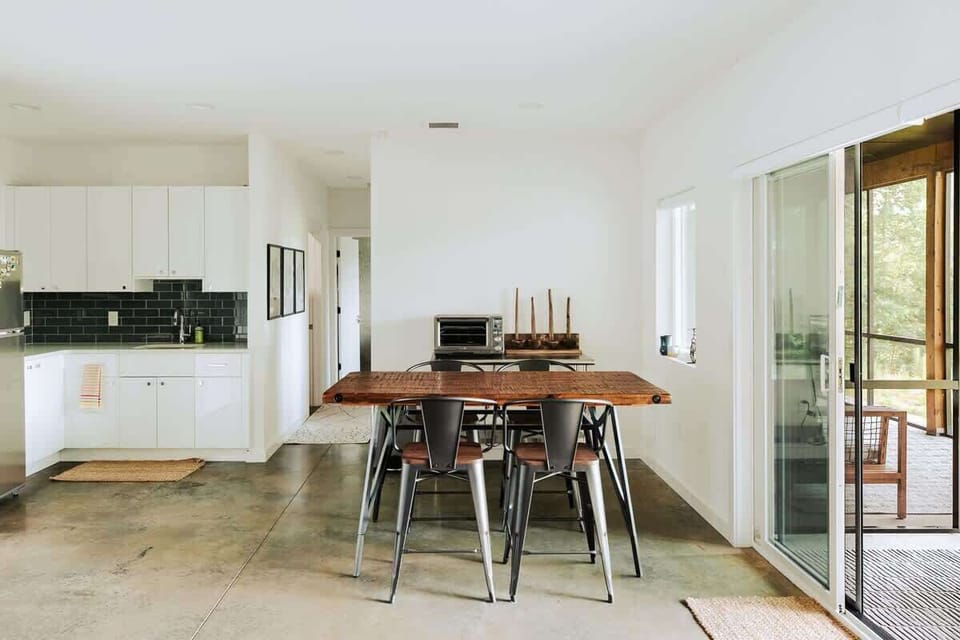 Open-concept dining space for gathering.