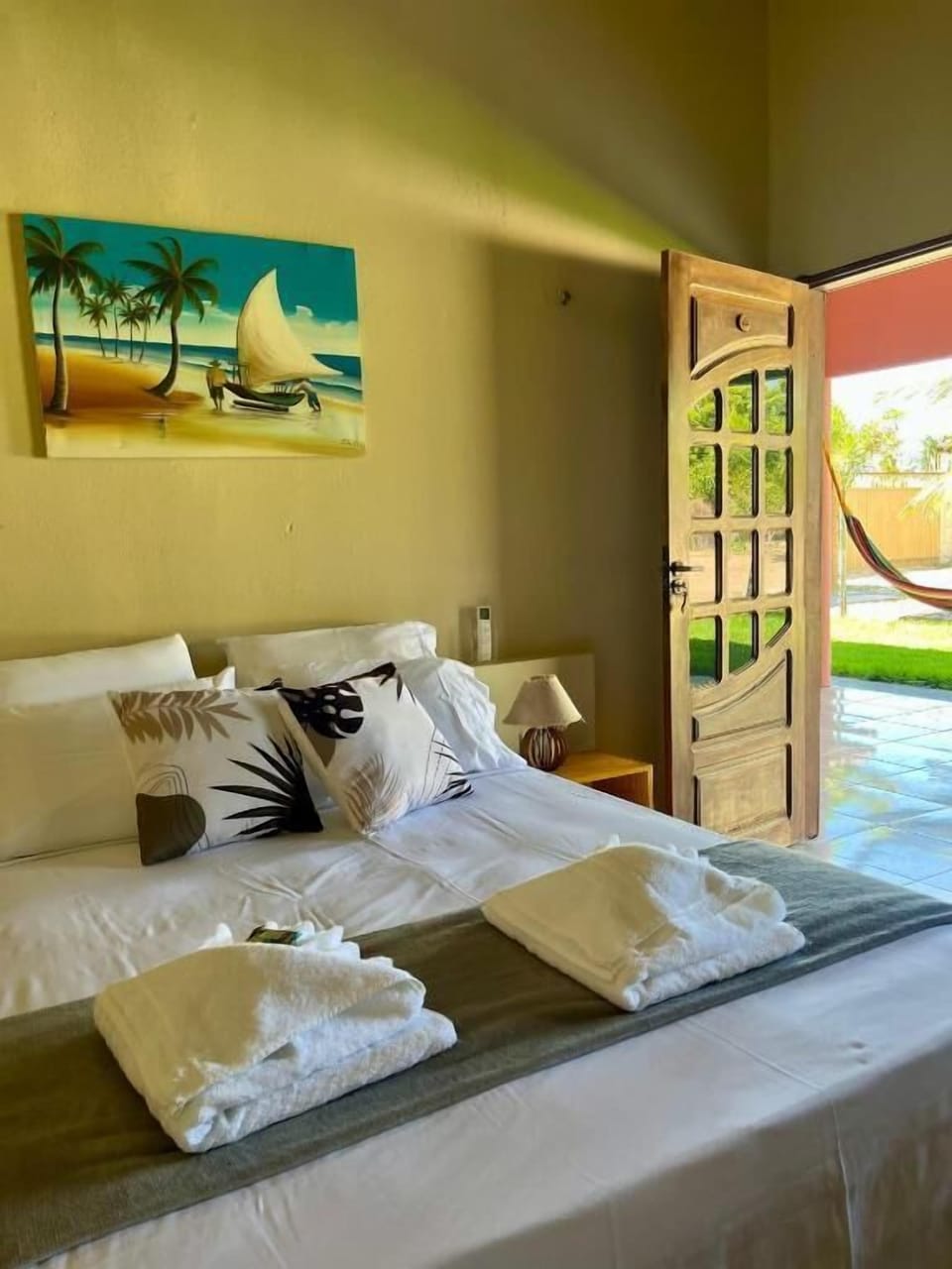 Comfort Double Room, Garden View | Desk, laptop workspace, blackout drapes, iron/ironing board