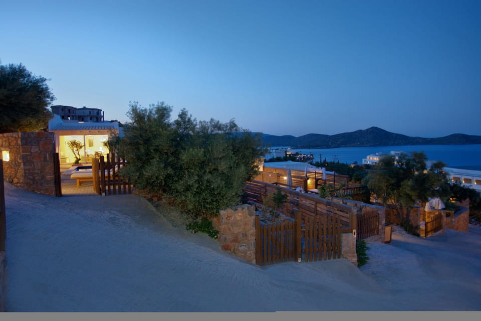 Front of property - evening/night