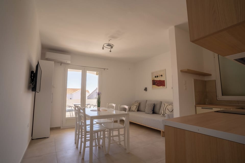 Apartment, 1 Bedroom, Garden View | Living area | 32-inch LCD TV with satellite channels, TV
