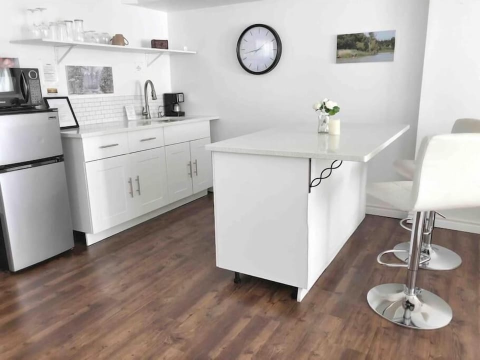Deluxe Studio Suite, Garden View | Private kitchen | Coffee/tea maker, electric kettle, toaster, griddle