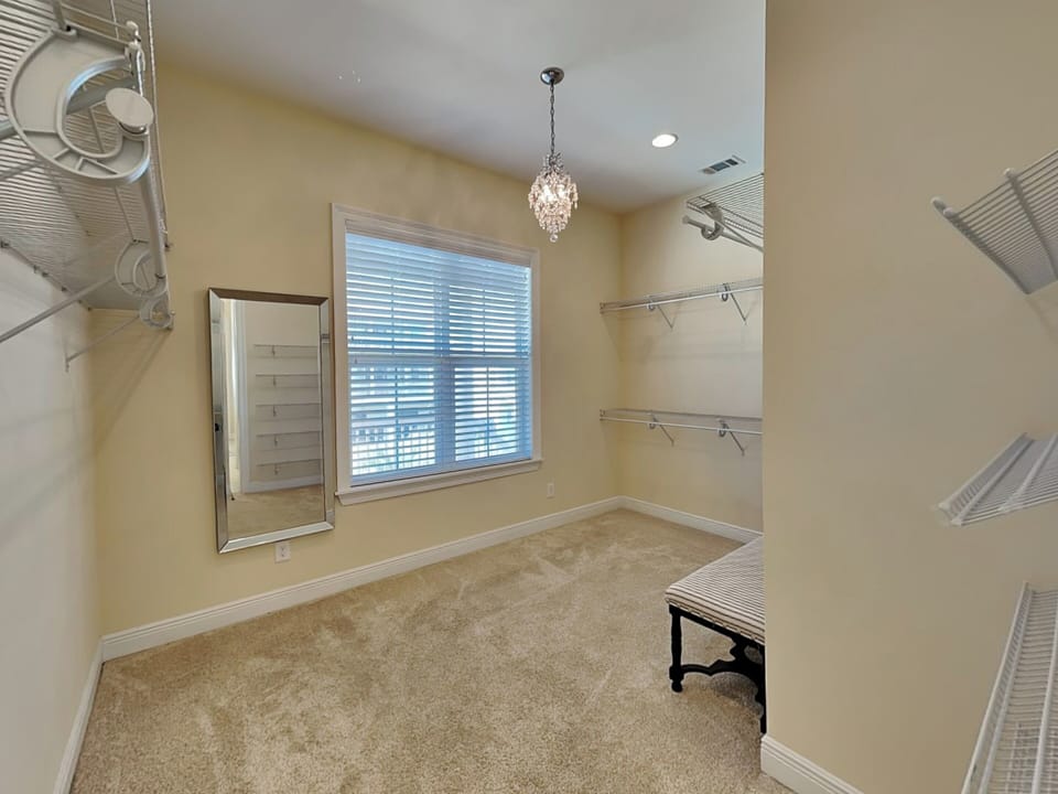Primary Bedroom - Large Walk-In Closet - First Floor