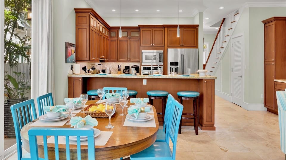 Cook up a feast in your spacious kitchen...