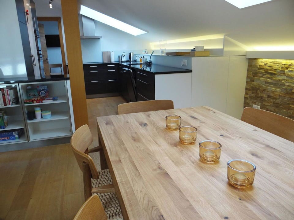 Furniture, Interior Design, Flooring, Wood, Floor, Ceiling, Chair, Table, Lighting, Light Fixture