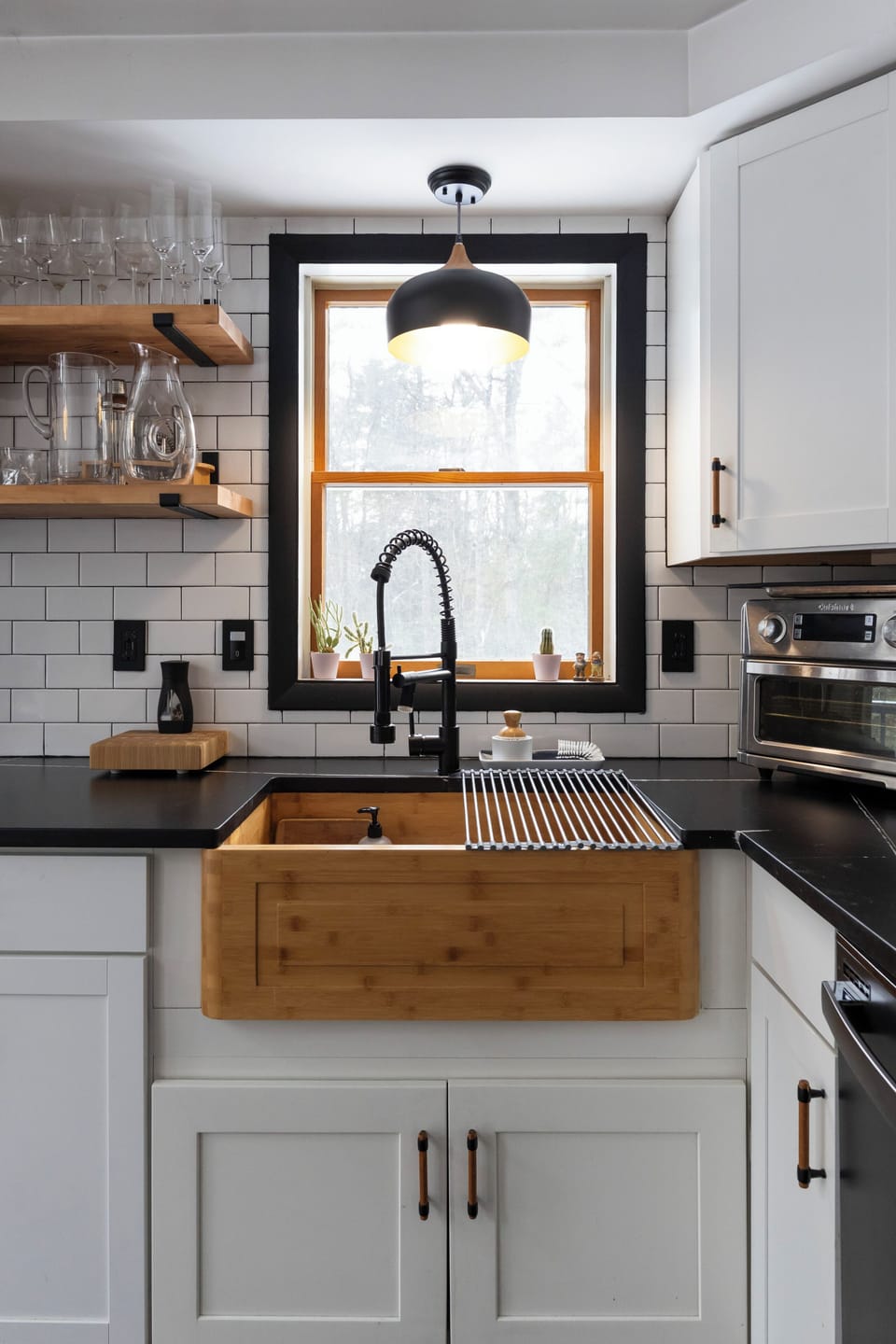 Every appliance and surface is thoughtfully arranged for effortless culinary adventures.