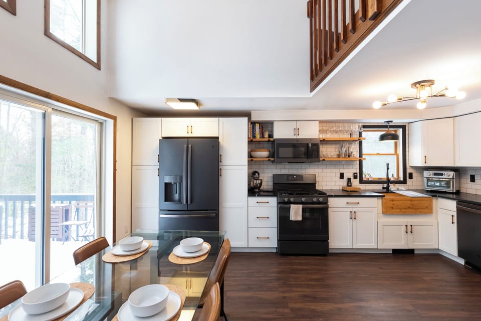 A warm, welcoming space to cook, sip coffee, or gather with friends and family.